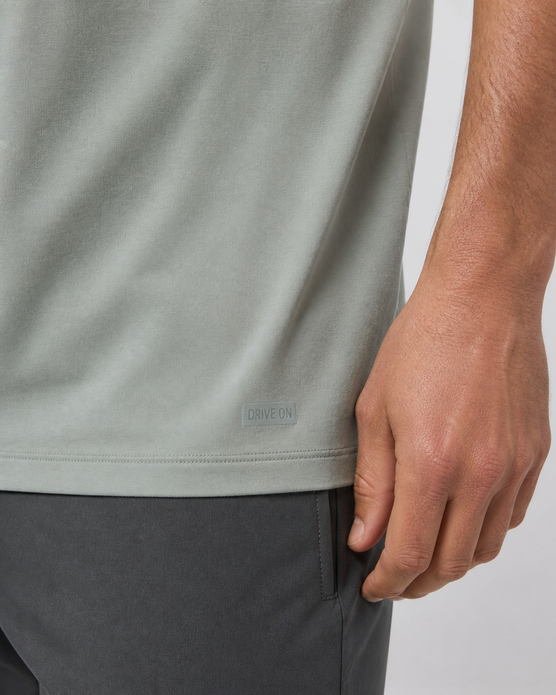 Axiom Line Everyday Tee - Smokey Taupe, view 2 of 4