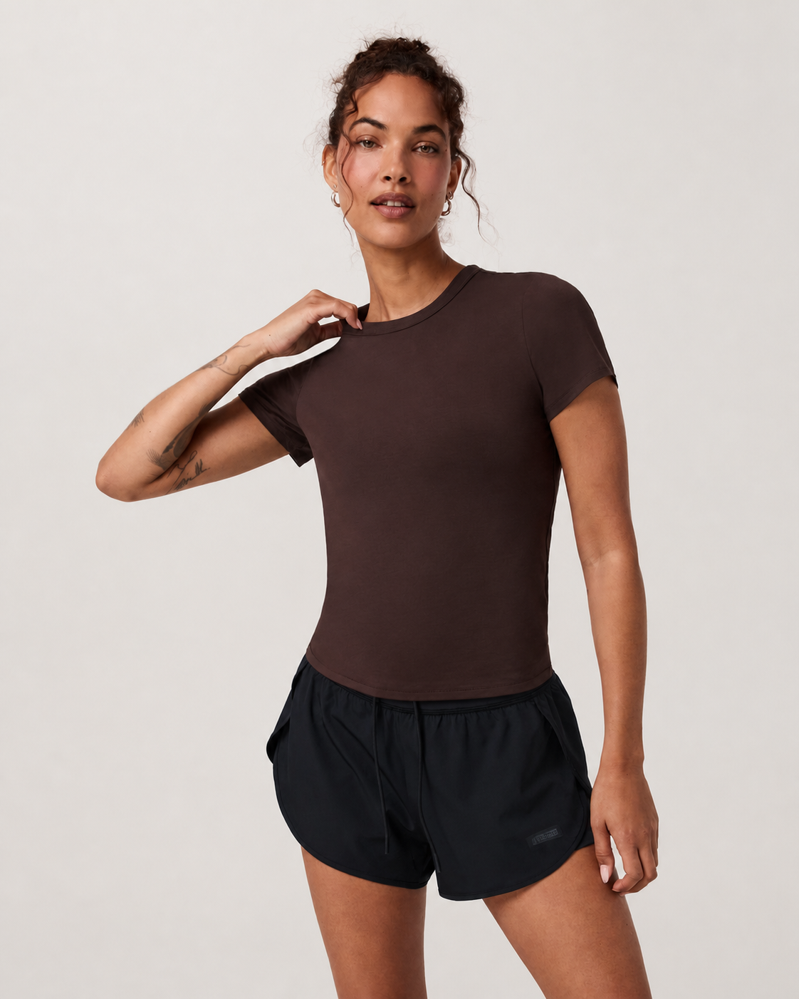 Kinetic Line Short-Sleeve Classic Everyday Tee - French Roast