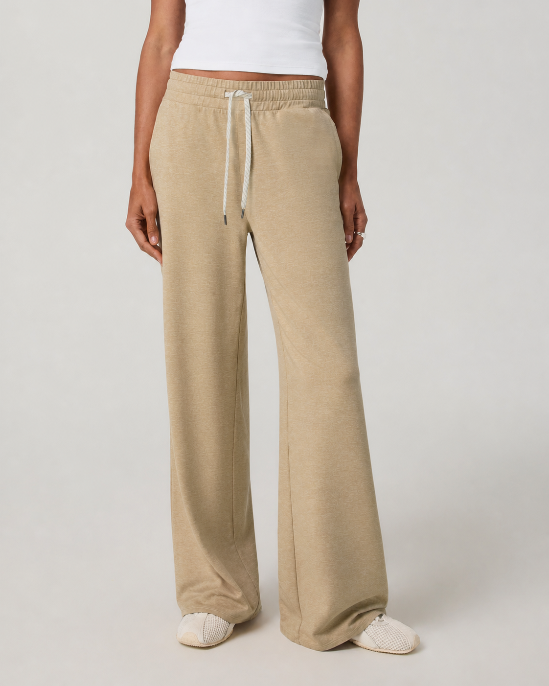 Flint Way Wide-Leg Everyday Pant - Khaki Heather