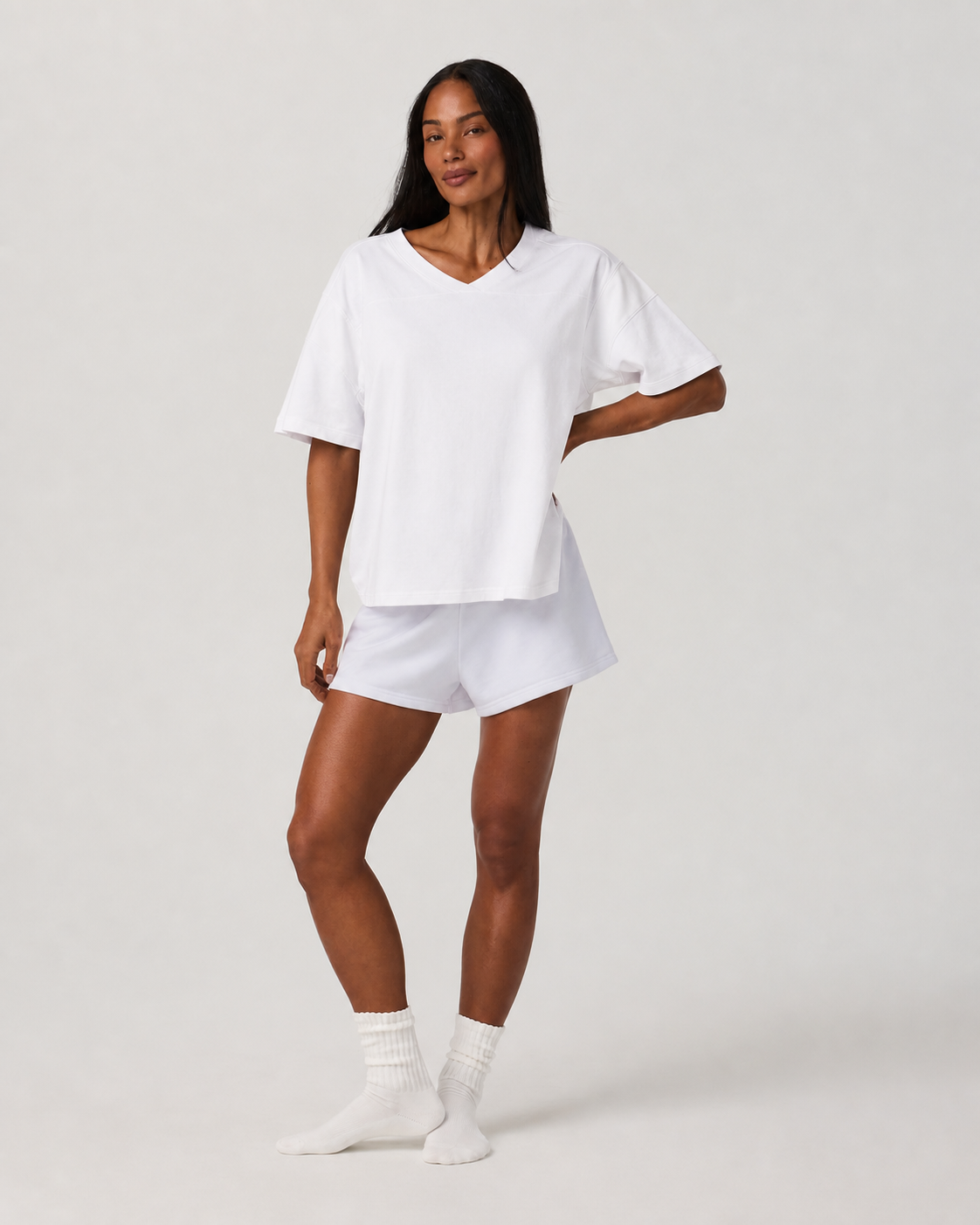 Compass Line Everyday Tee - White