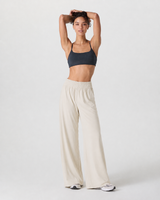 Meridian Mark Wide-Leg Long-Length Everyday Pant - Bleached Sand