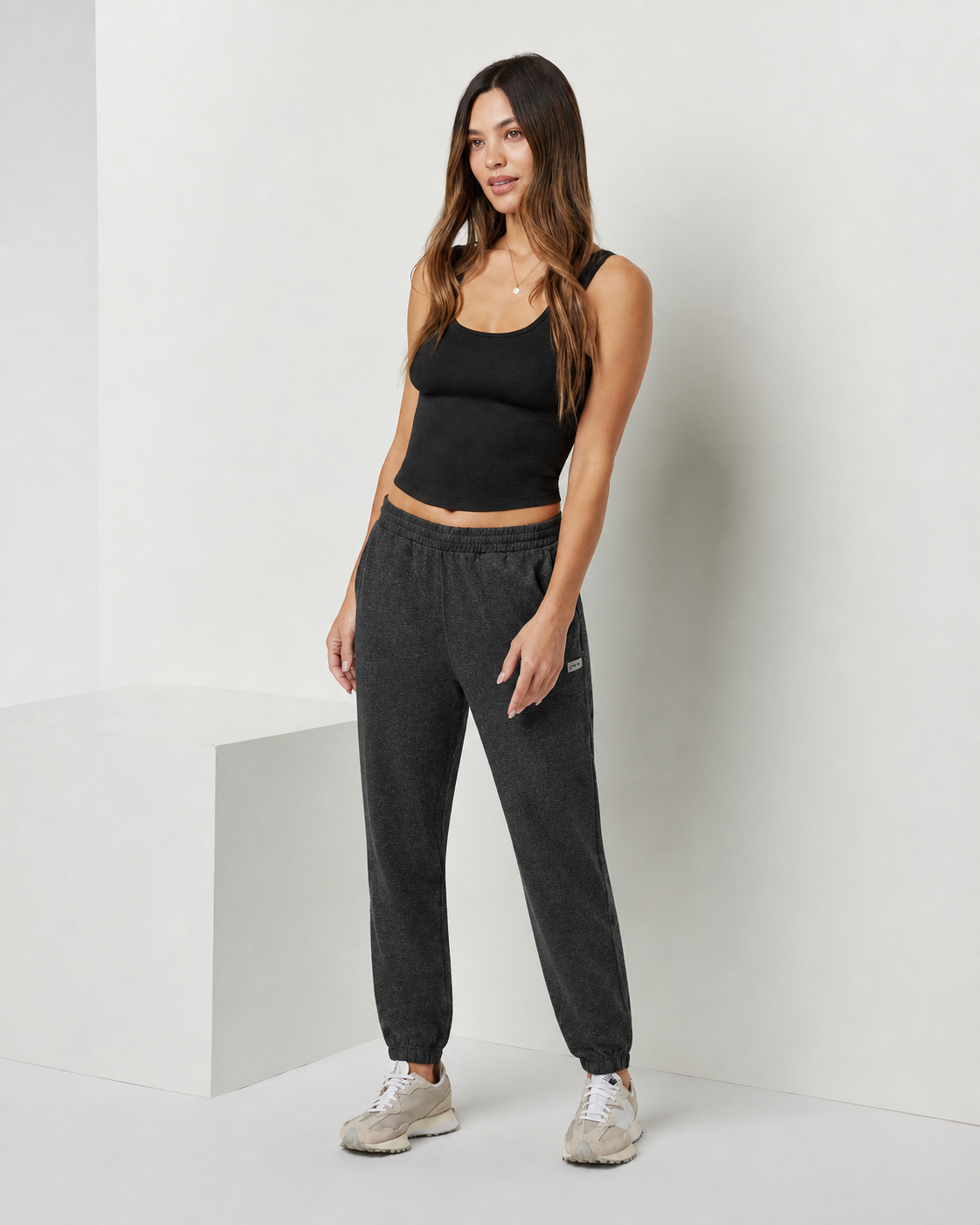 Orbit Boyfriend Everyday Jogger - Black Heather
