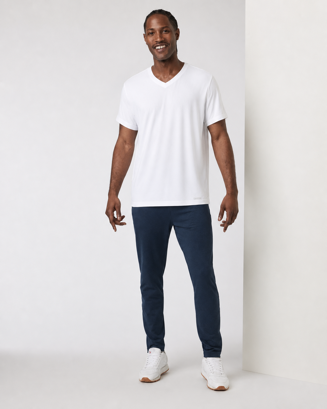 Axiom V-Neck Top - White