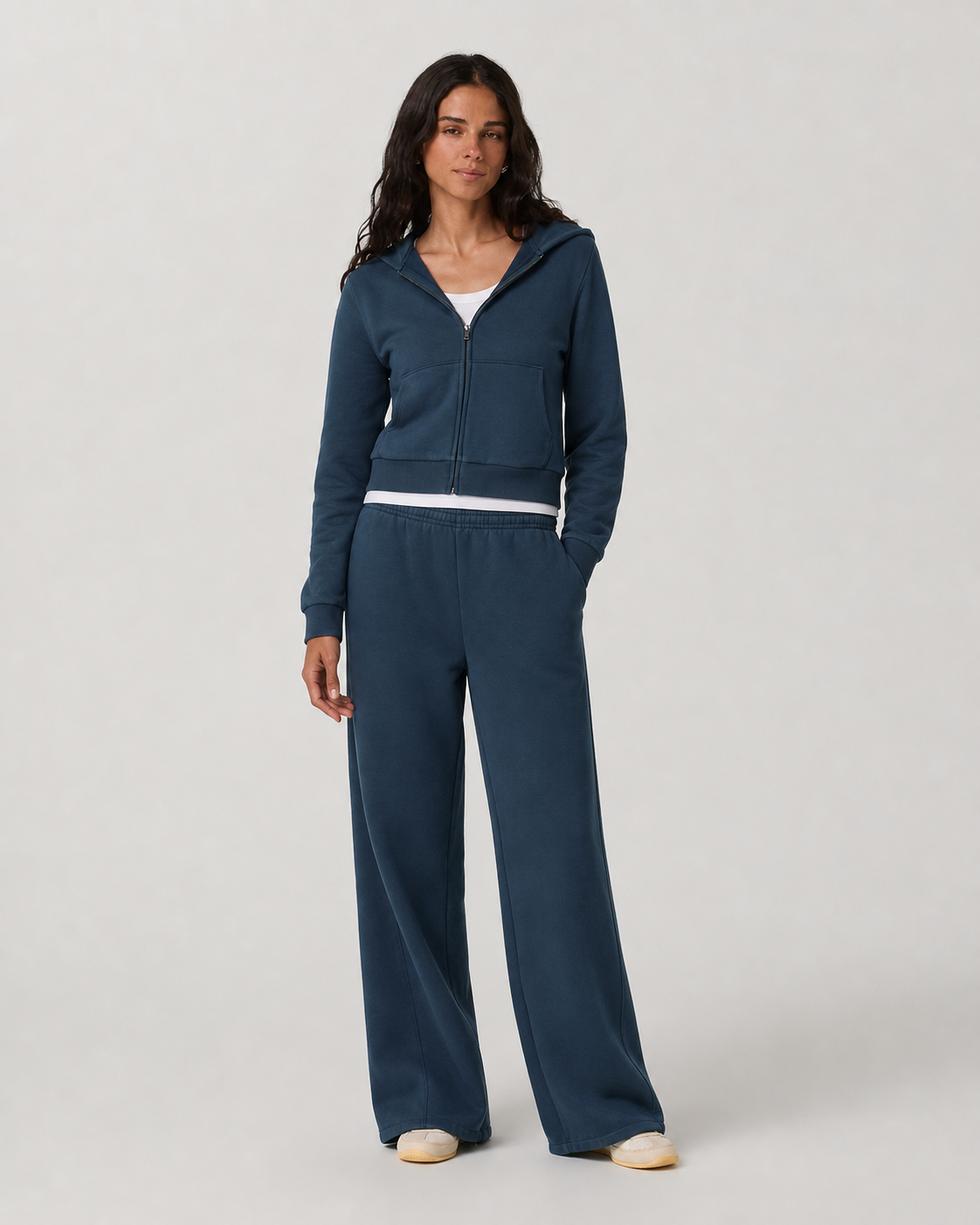 Morrow Full-Zip Classic Pullover - Ocean Blue