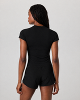 Nexus Line Short-Sleeve Everyday Tee - Black