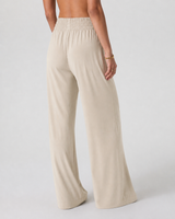 Meridian Mark Wide-Leg Long-Length Everyday Pant - Bleached Sand
