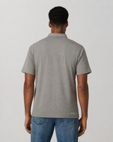 Clarity Short-Sleeve Performance Polo - Dark Salt Heather, view 3 of 6