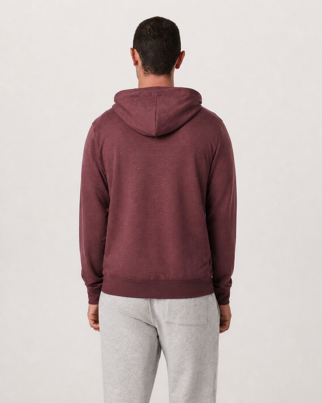 Ember Full-Zip Hoodie - Sangria Heather