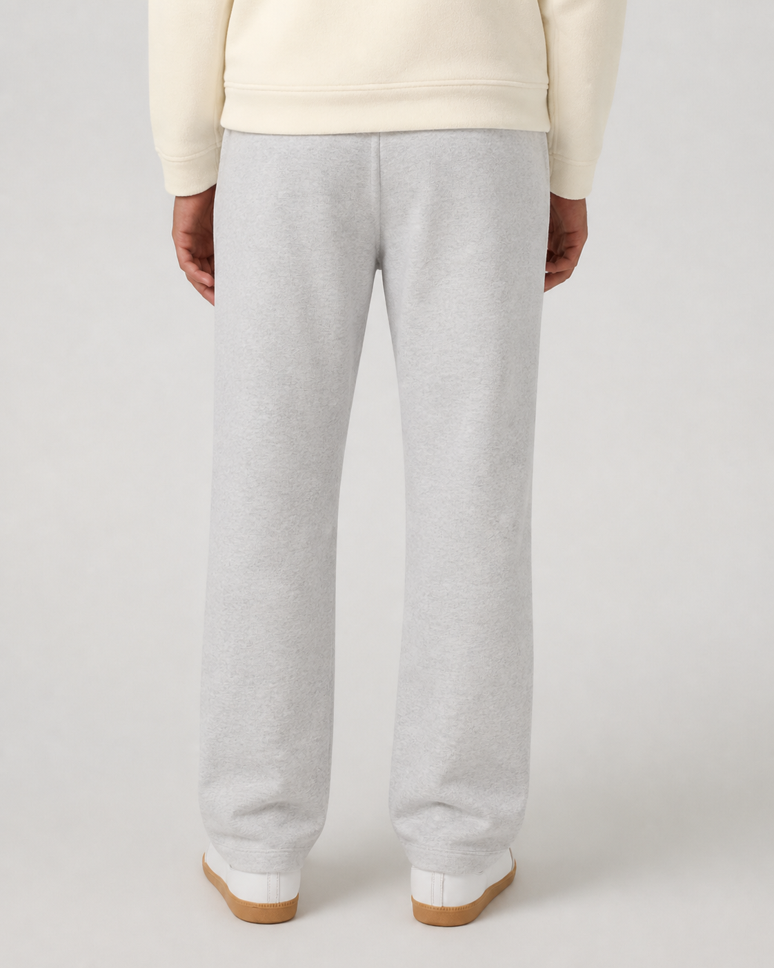 Cadence Straight-Leg Sweatpant - Light Heather Grey