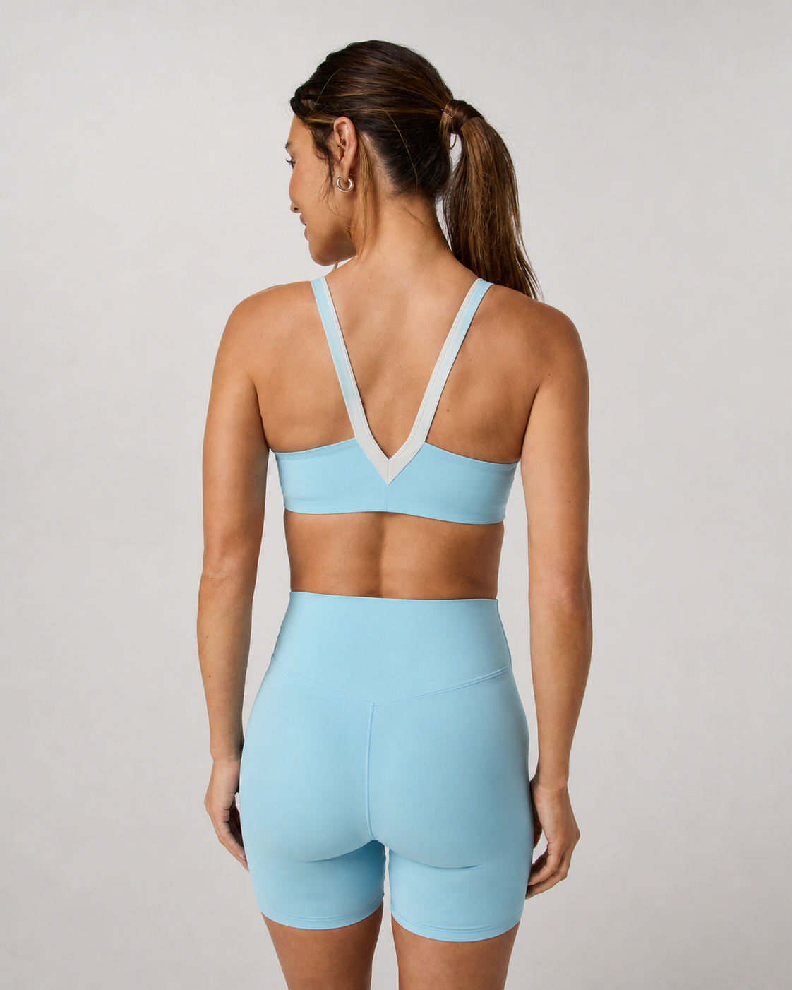 North V-Neck Movement Bra - Sea Folly, view 3 of 6