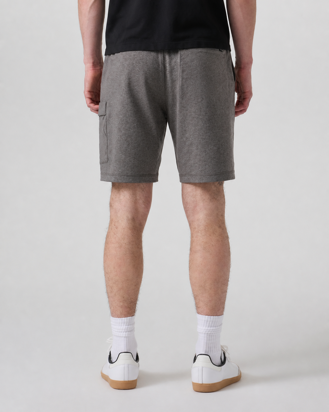 Compass Way Classic-Fit Training Short - Warm Grey Heather