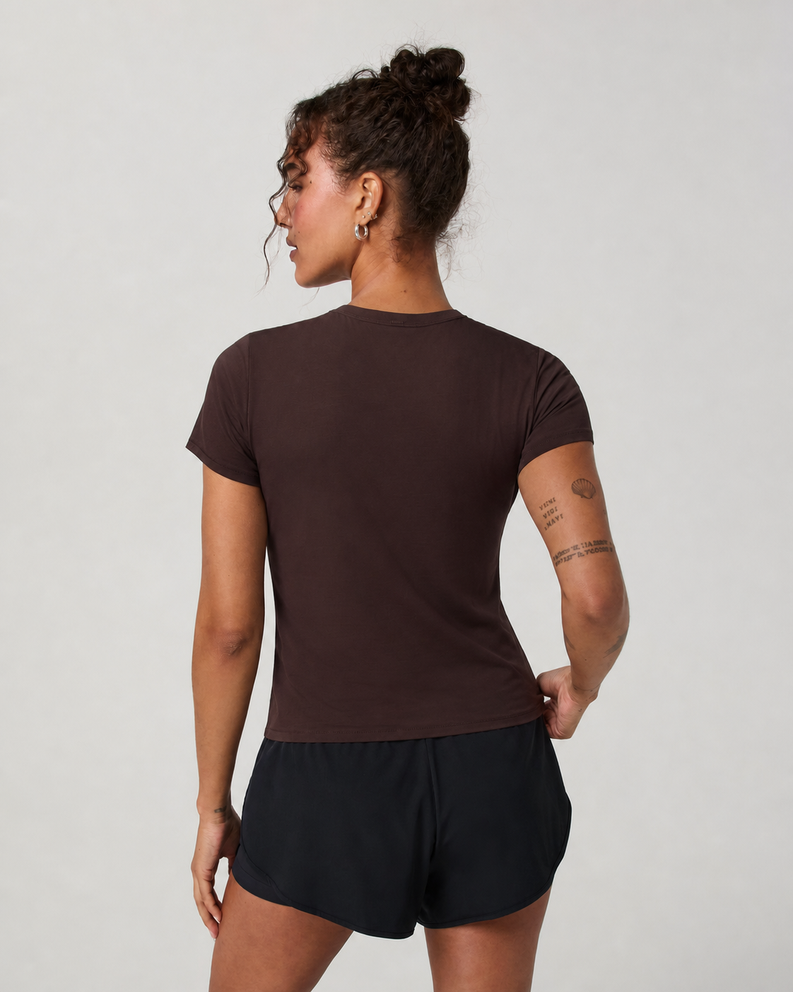 Kinetic Line Short-Sleeve Classic Everyday Tee - French Roast