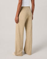 Harbor Way Wide-Leg Long-Length Everyday Pant - Khaki Heather