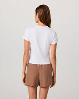 Kinetic Line Short-Sleeve Classic Everyday Tee - White