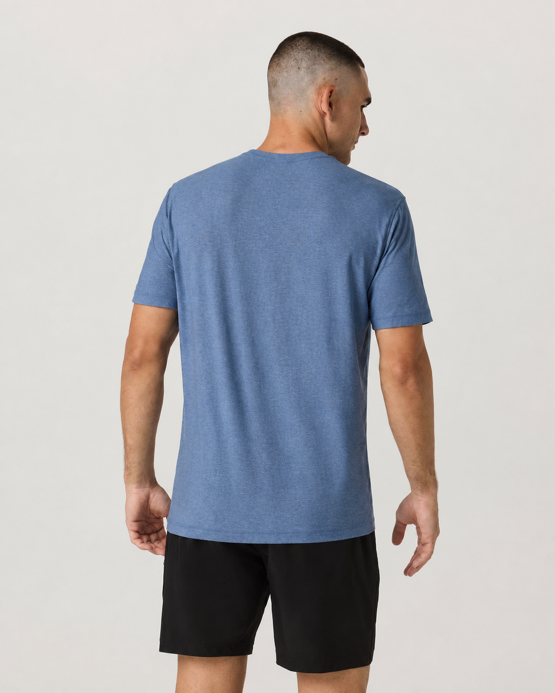 Tempo Performance Tee - Blue Dusk Heather