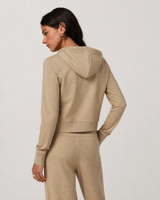 Pivot Mini Full-Zip Hoodie - Khaki Heather