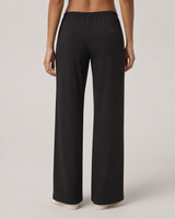 Ember Mark Wide-Leg Long-Length Everyday Pant - Black