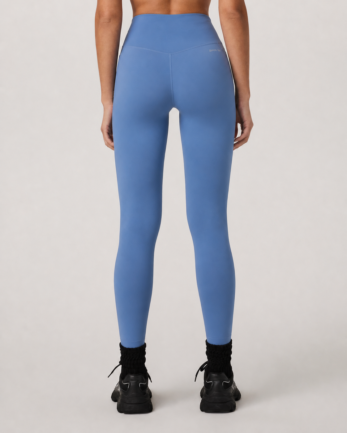 Vector Short-Length Training Legging - Riviera Blue, view 3 of 4