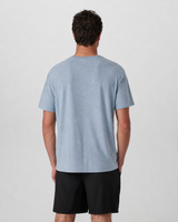 North Short-Sleeve Relaxed-Fit Everyday Tee - Dusty Blue Heather