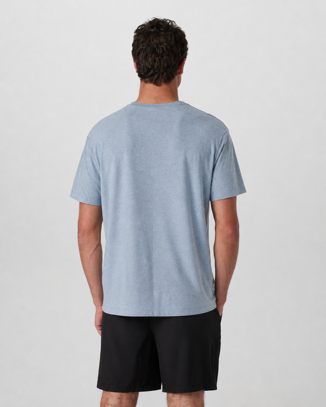 North Short-Sleeve Relaxed-Fit Everyday Tee - Dusty Blue Heather
