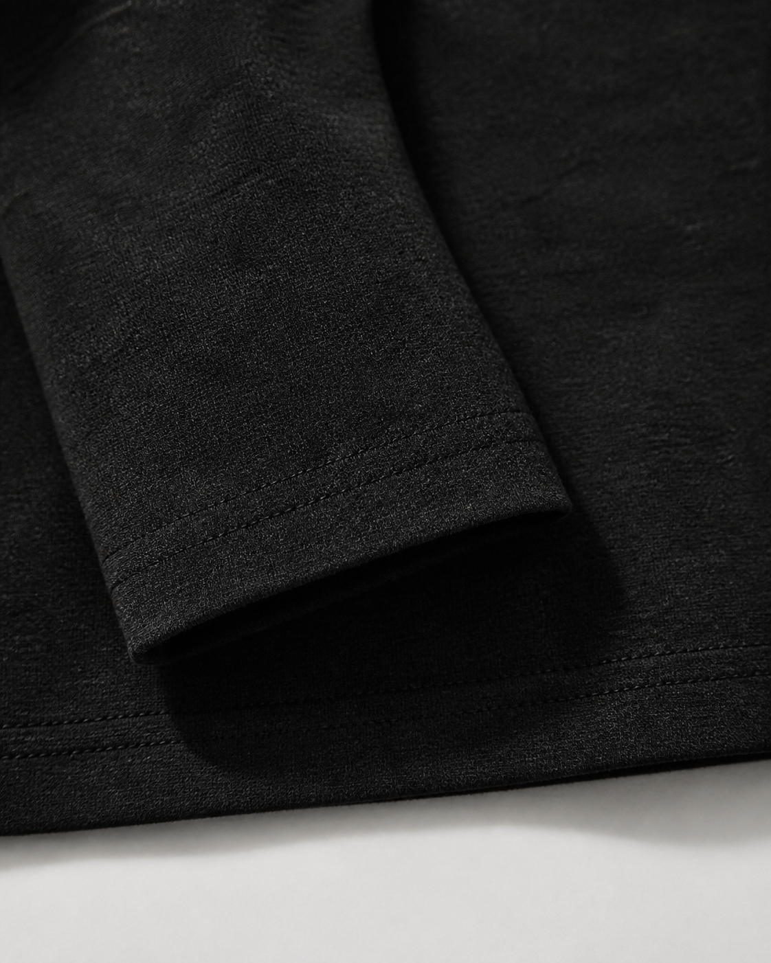 Ember Line Long-Sleeve Everyday Tee - Black Heather