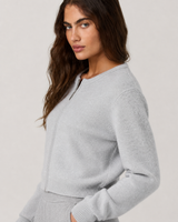 Alto Everyday Cardigan - Pale Grey Heather