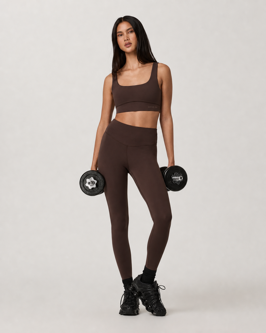 Lucent Movement Bra - French Roast Tonal