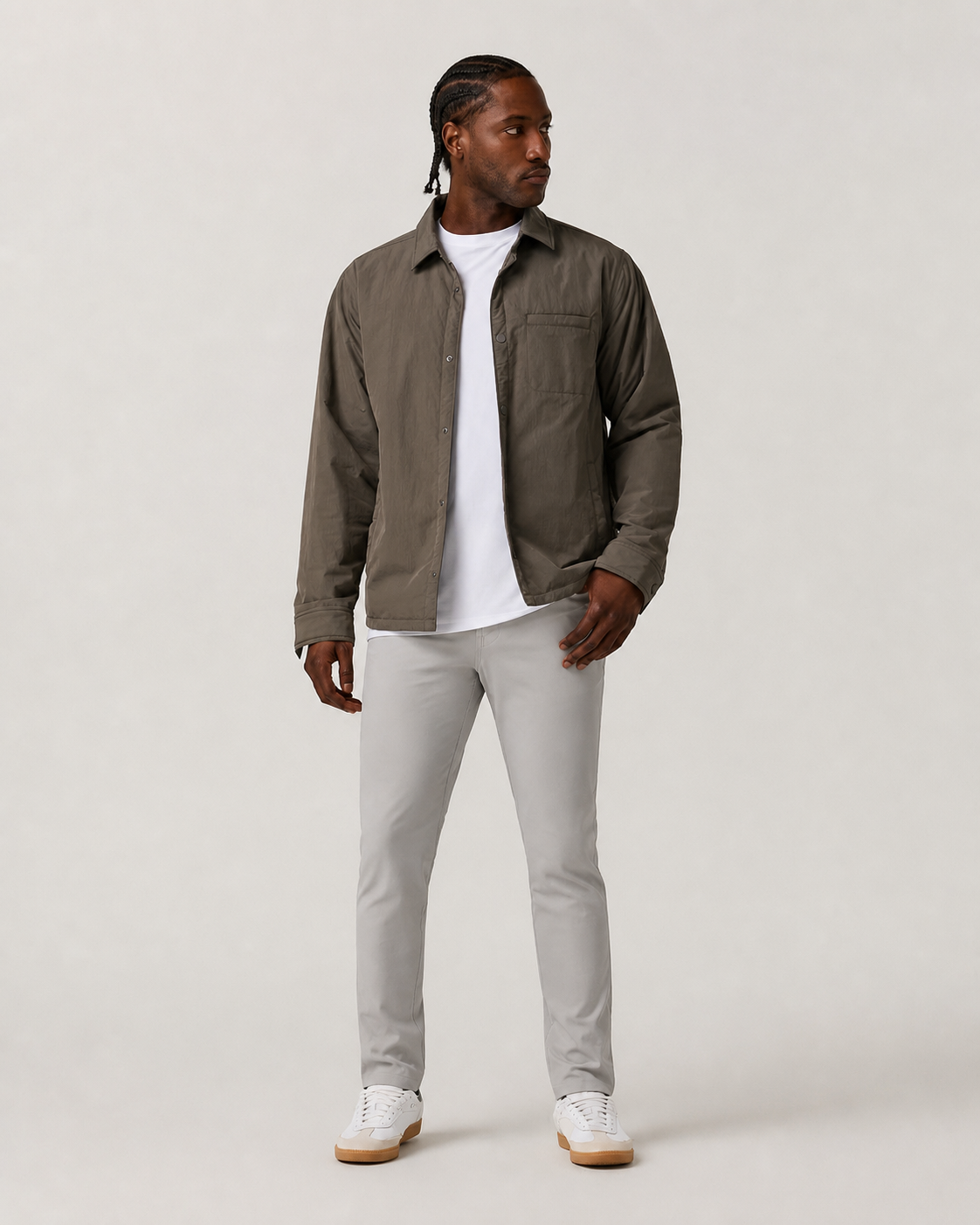 Alder Line Slim-Fit Training Pant - Winter Grey, view 3 of 6