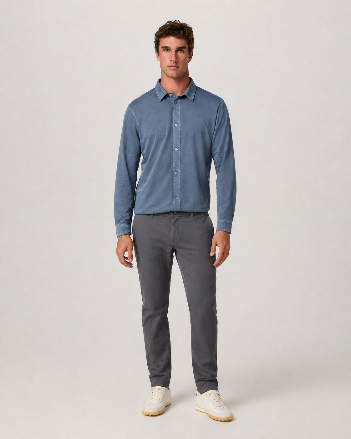 Cadence Slim-Fit Training Pant - Peppercorn, view 3 of 6