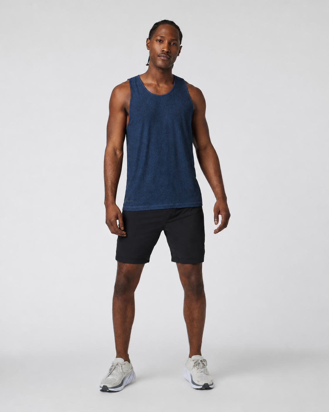 Cadence Performance Tank - Navy Heather