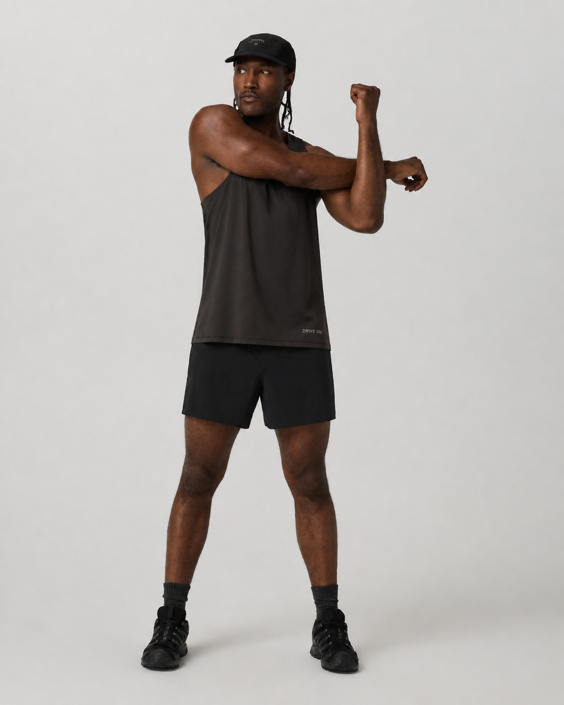Beacon Sleeveless Everyday Tank - Carbon