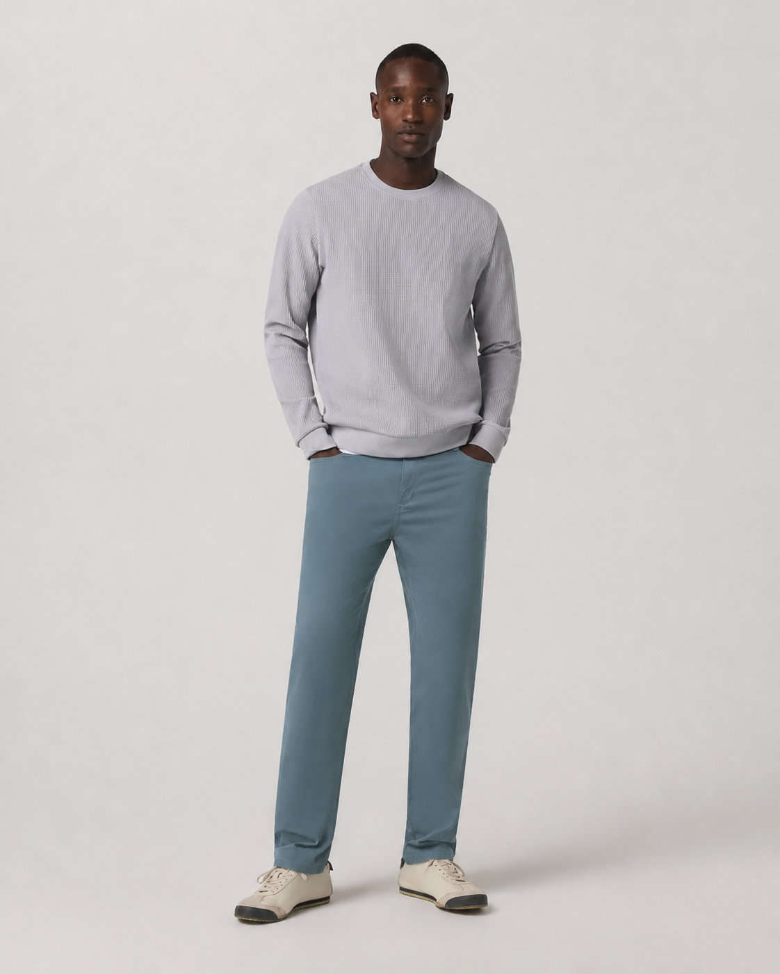 Compass Line 30-Inch Classic-Fit Everyday Pant - Blue Sea