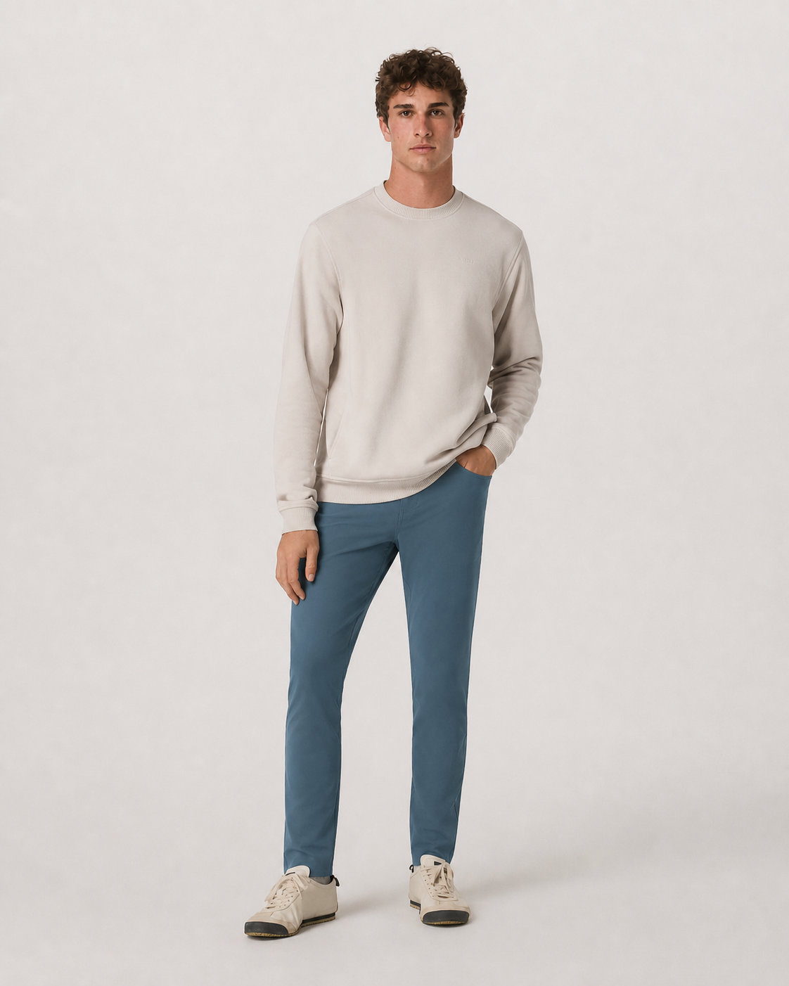 Tempo Slim-Fit Training Pant - Blue Sea, view 3 of 6