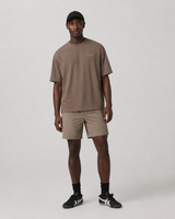 Juniper Short-Sleeve Relaxed-Fit Performance Tee - Bark
