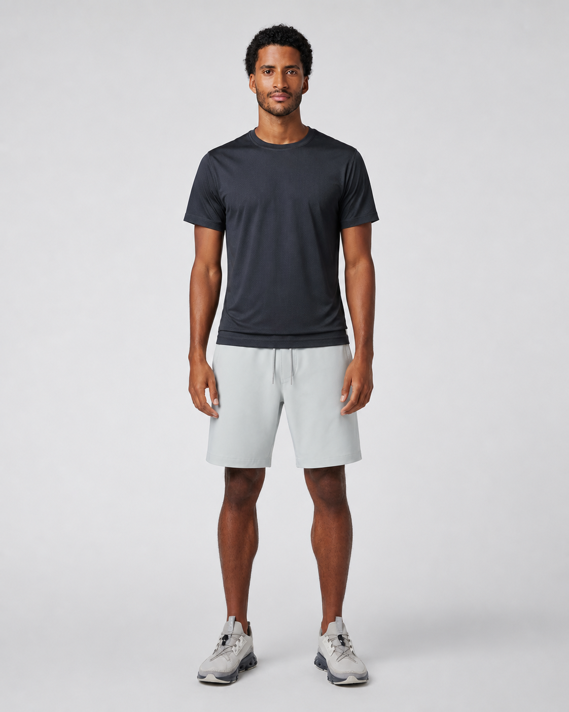 Harbor Way Training Short - Sky Grey