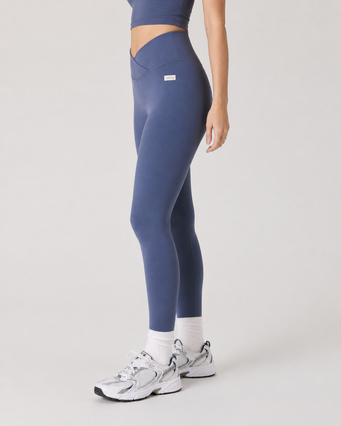 Rowan Short-Length Training Legging - Blue Coast