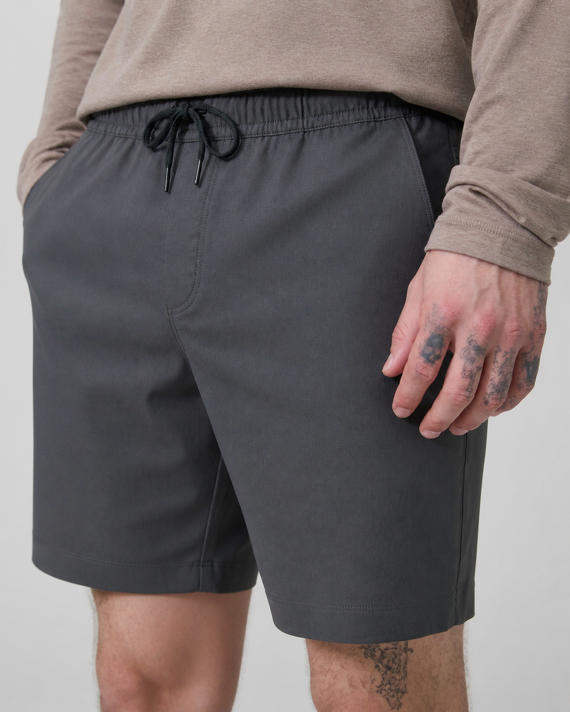 Harbor Classic-Fit Everyday Short - Charcoal