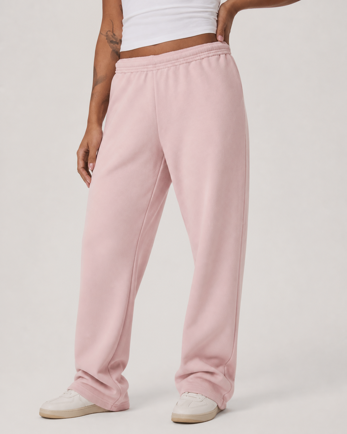 Kinetic Straight-Leg Sweatpant - Vintage Rose