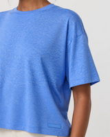 Beacon Line Everyday Tee - Riviera Blue Heather