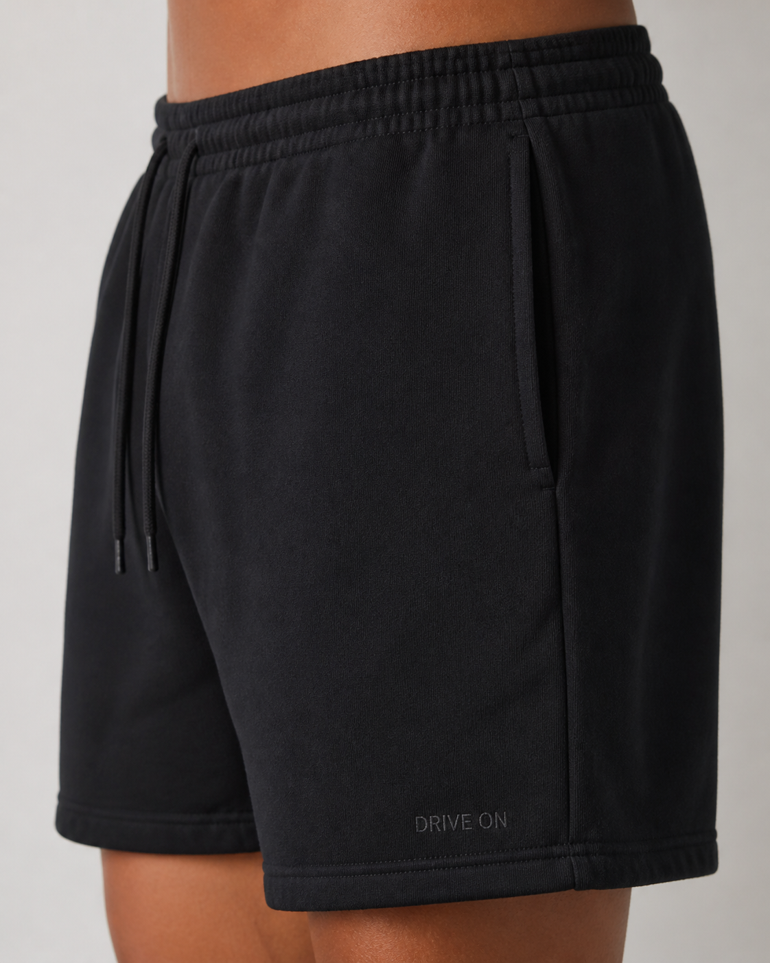 Lucent Straight-Leg Short-Length Sweatpant - Washed Black