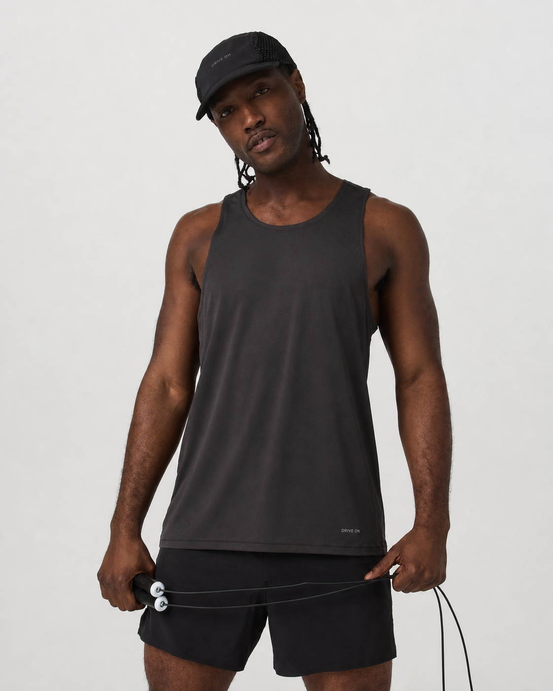 Beacon Sleeveless Everyday Tank - Carbon