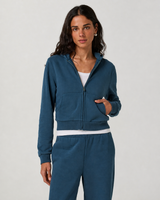 Morrow Full-Zip Classic Pullover - Ocean Blue