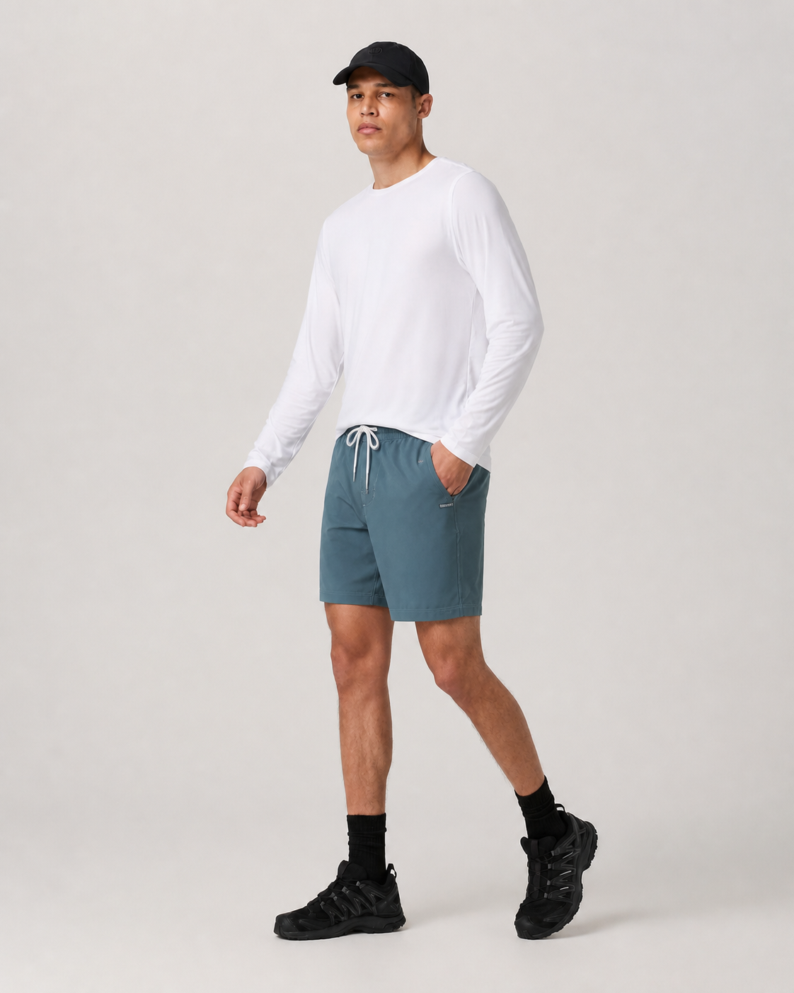 Flint Line 7-Inch Lined Everyday Short - Blue Sea