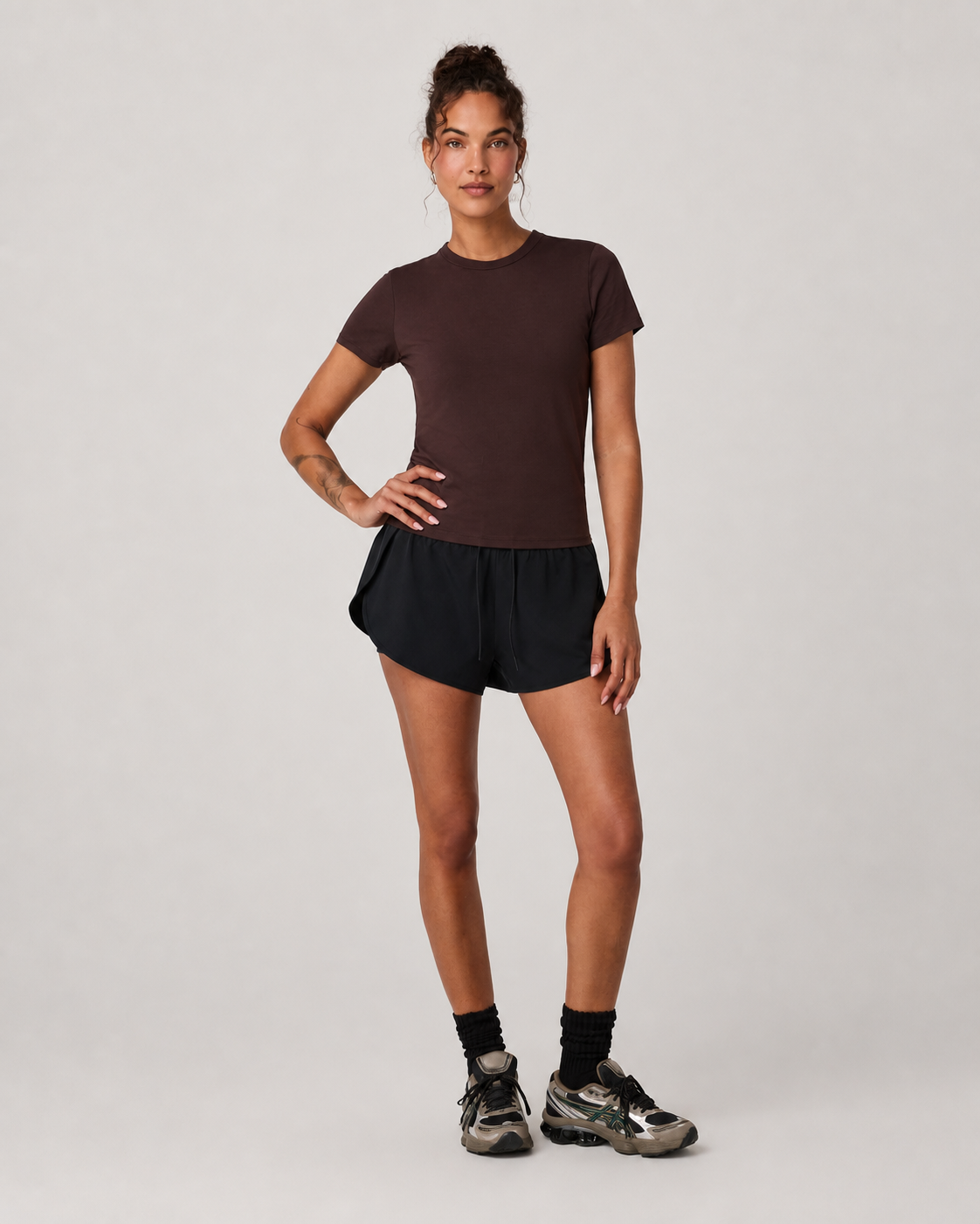 Kinetic Line Short-Sleeve Classic Everyday Tee - French Roast