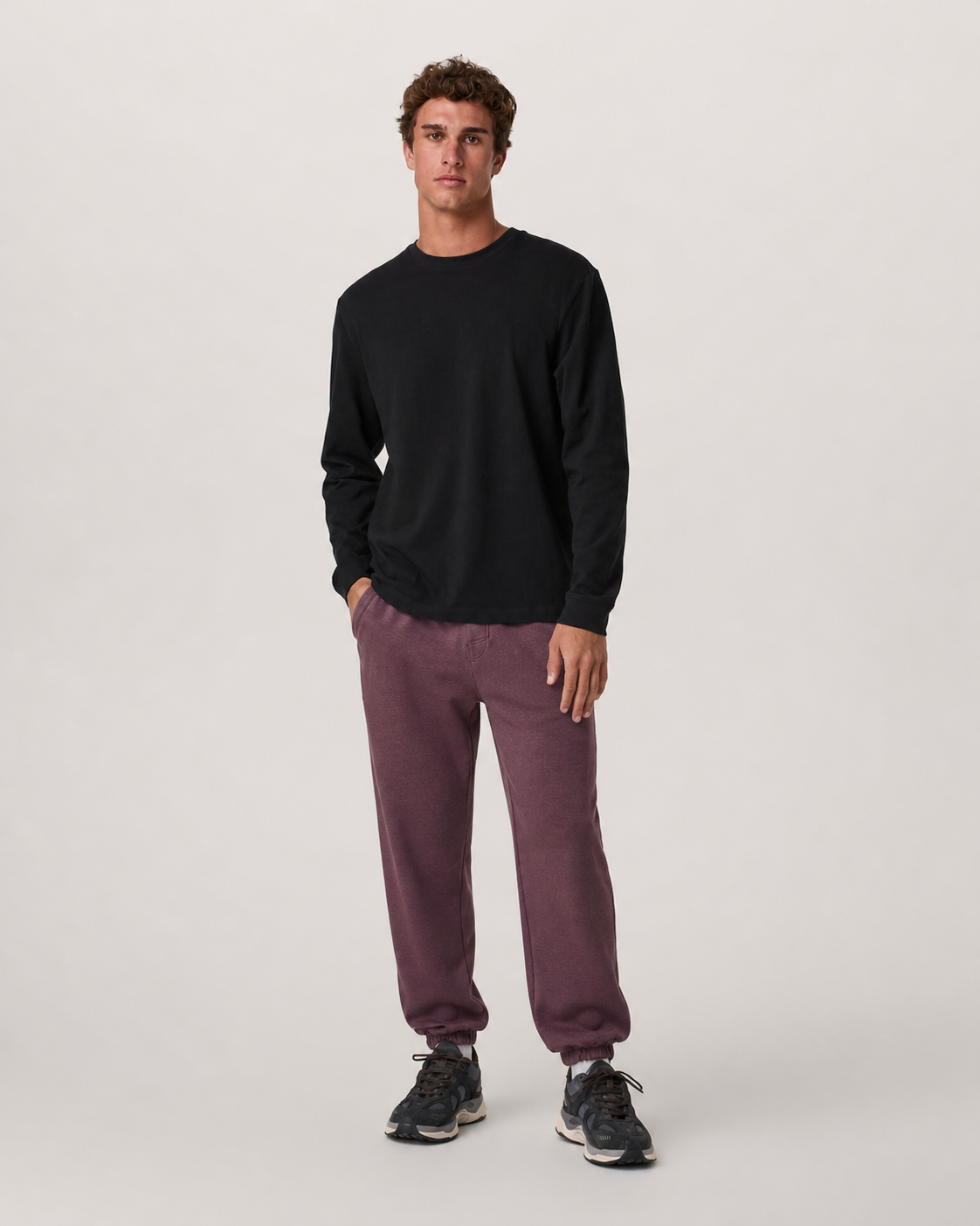 Beacon Classic Sweatpant - Raisin Heather