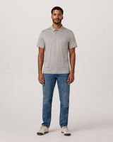 Clarity Short-Sleeve Performance Polo - Dark Salt Heather, view 4 of 6