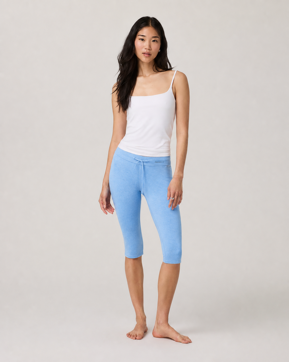 Latitude Way Cropped Low-Rise Everyday Pant - Oasis Blue Heather