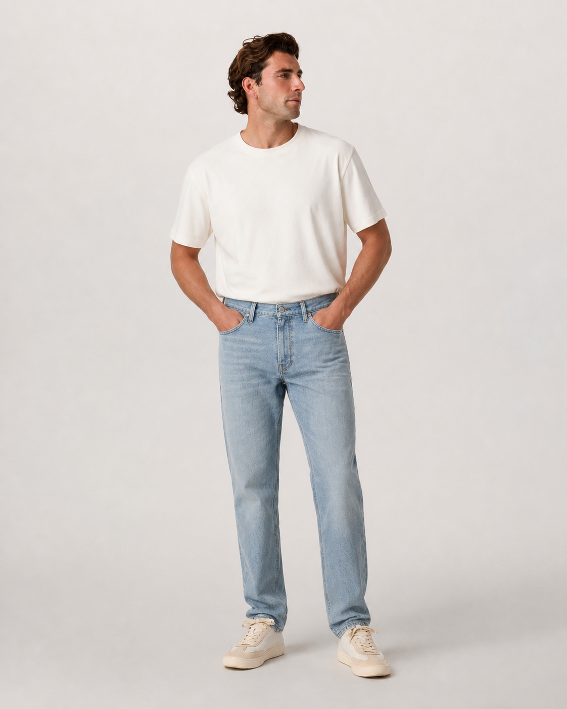Alder Way Classic-Fit Everyday Pant - Light Wash Denim
