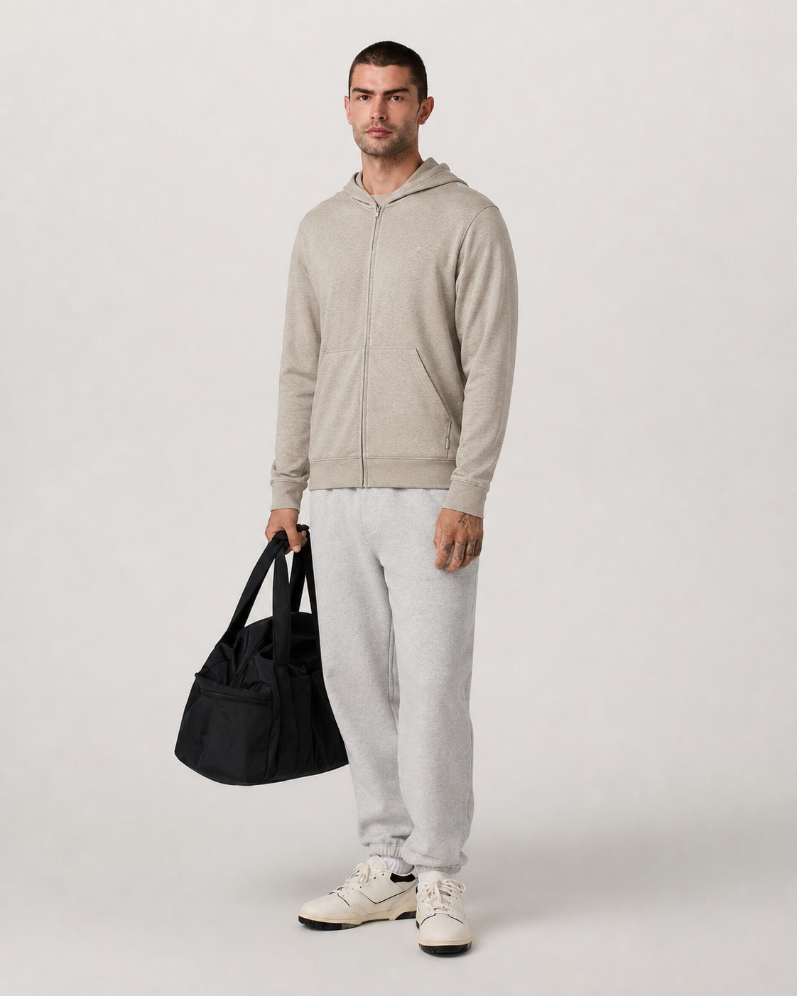 Ember Full-Zip Hoodie - Driftwood Heather