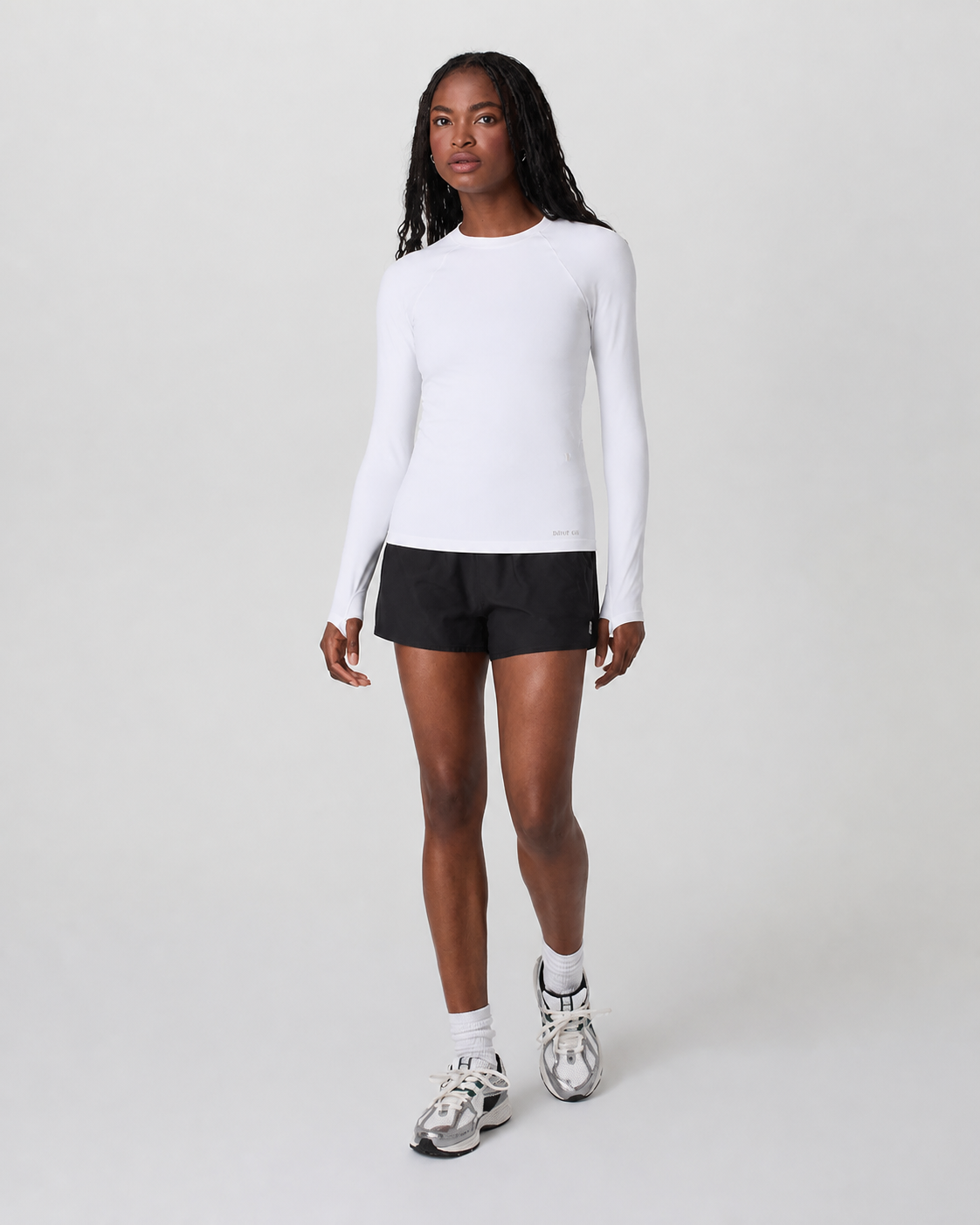 Juniper Line Long-Sleeve Everyday Tee - White